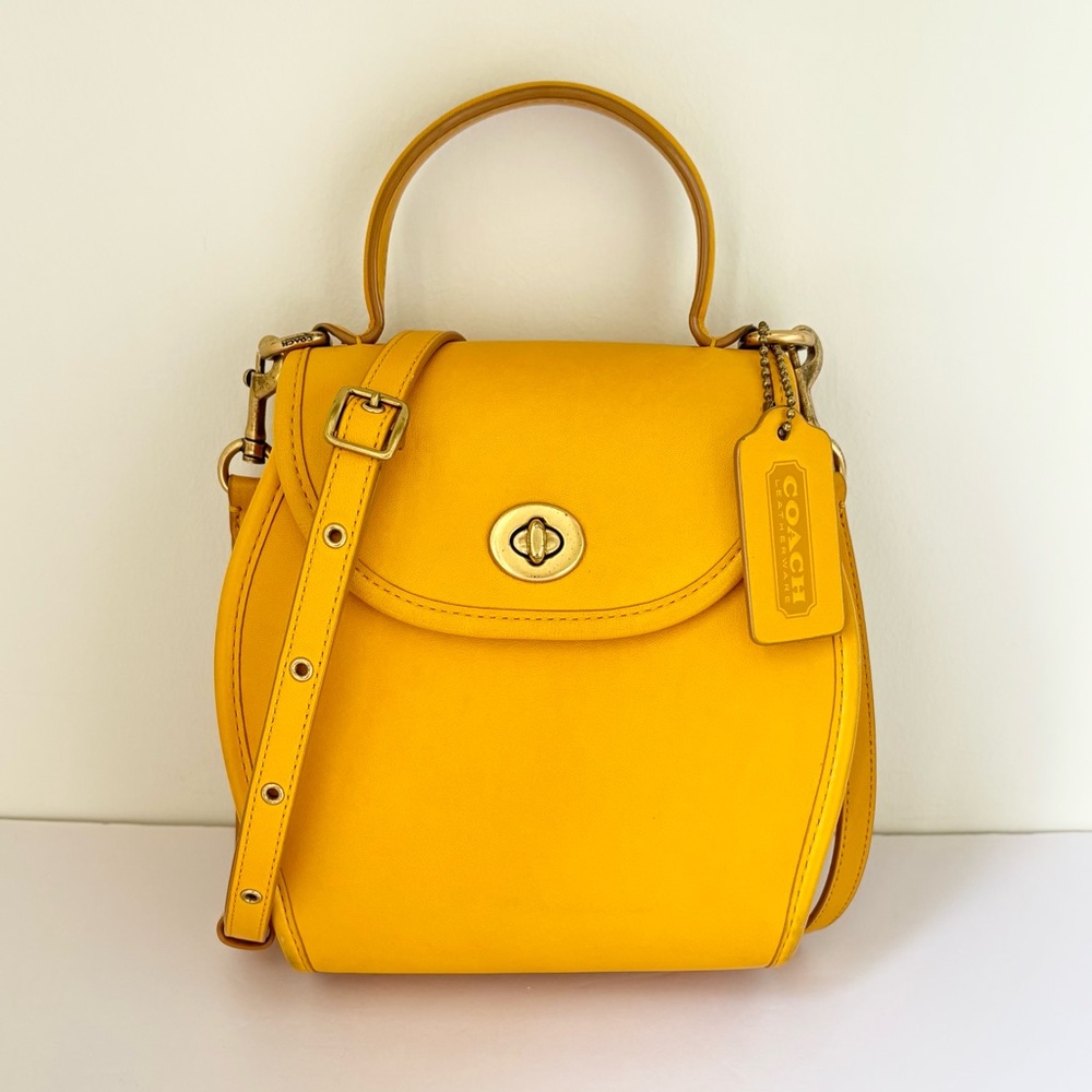 COACH Turnlock Curved Top Handle Crossbody